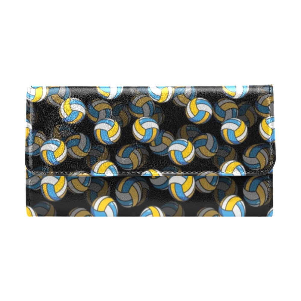 Volleyball Print Design LKS302 Women's Trifold Wallet