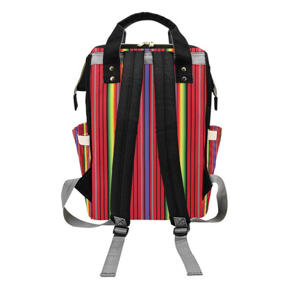 Serape Print Design LKS305 Diaper Bag Backpack