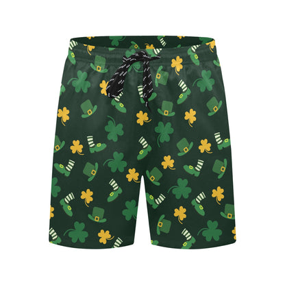 St Patricks Day Print Design LKS306 Men's Swim Trunks Beach Shorts