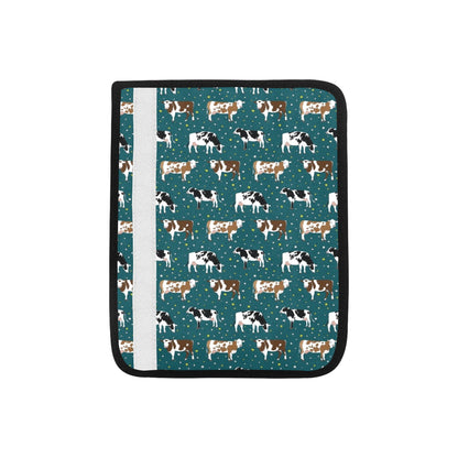 Cattle Print Design LKS404 Car Seat Belt Cover