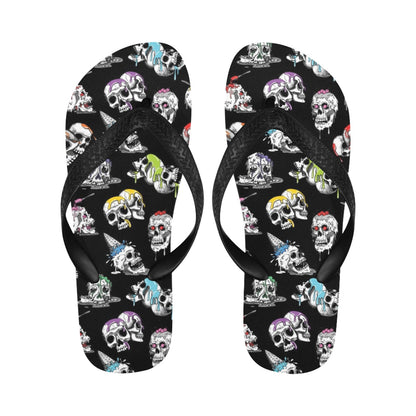 Skull Print Design LKS3013 Flip Flops