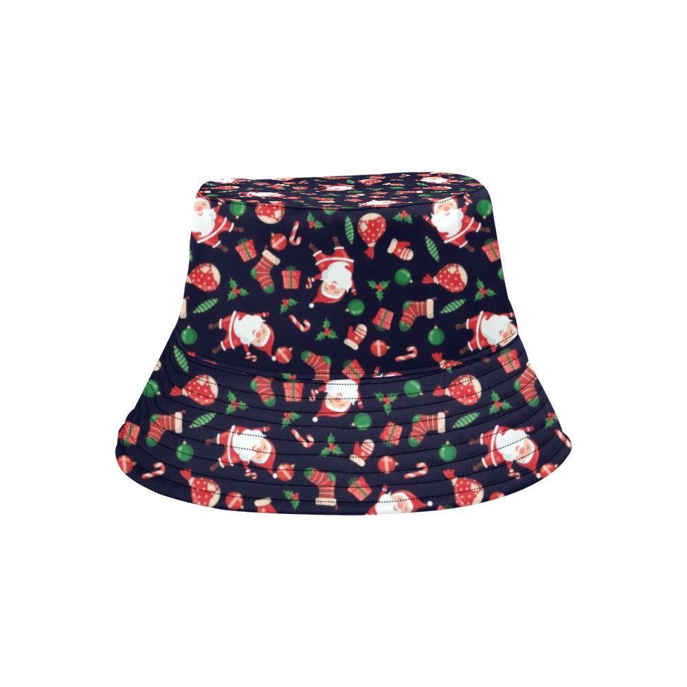 Santa Christmas Themed Print Design LKS304 Unisex Bucket Hat