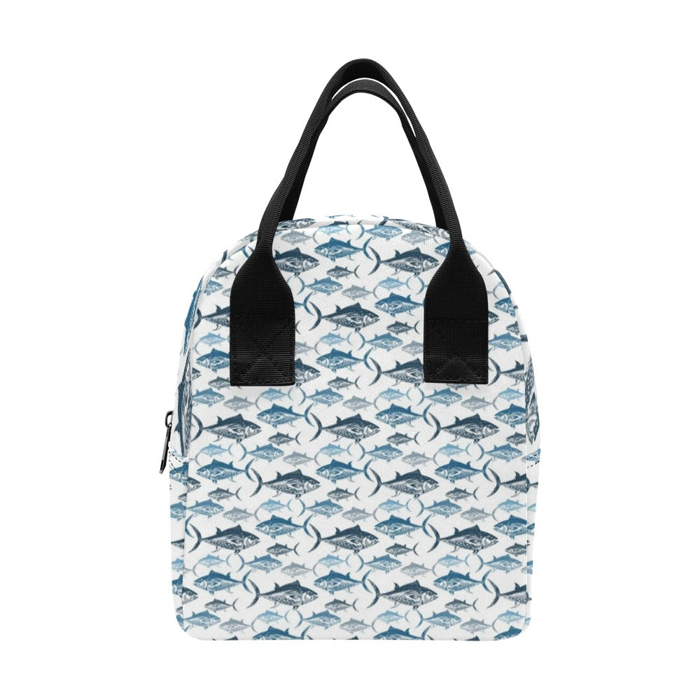 Tuna Fish Print Design LKS303 Insulated Lunch Bag