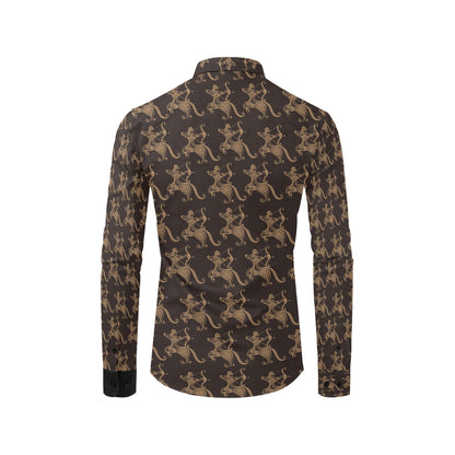 Sagittarius Print Design LKS301 Men's Long Sleeve Dress Shirt