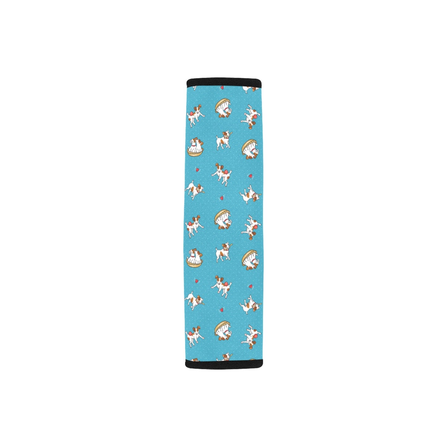 Russell Terriers Playing Print Design LKS305 Car Seat Belt Cover