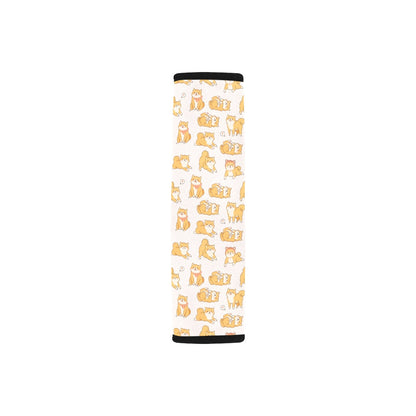 Shiba Inu Print Design LKS308 Car Seat Belt Cover