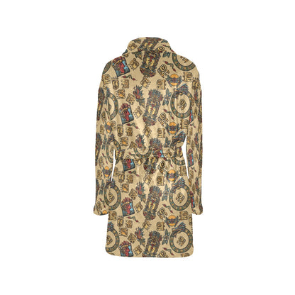 Totem Print Design LKS304 Women's Fleece Robe