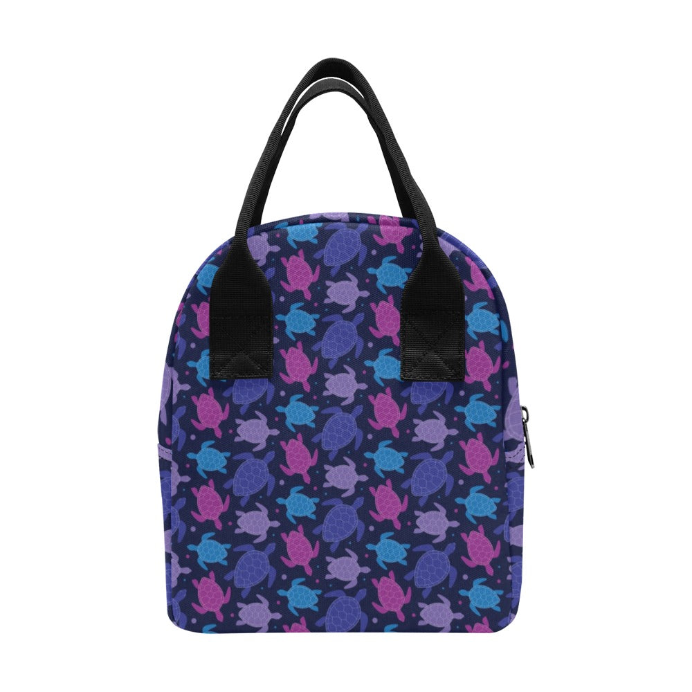 Sea Turtle Print Design LKS309 Insulated Lunch Bag