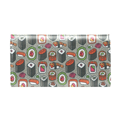 Sushi Print Design LKS301 Women's Trifold Wallet