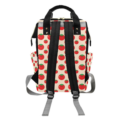 Tomato Print Design LKS308 Diaper Bag Backpack