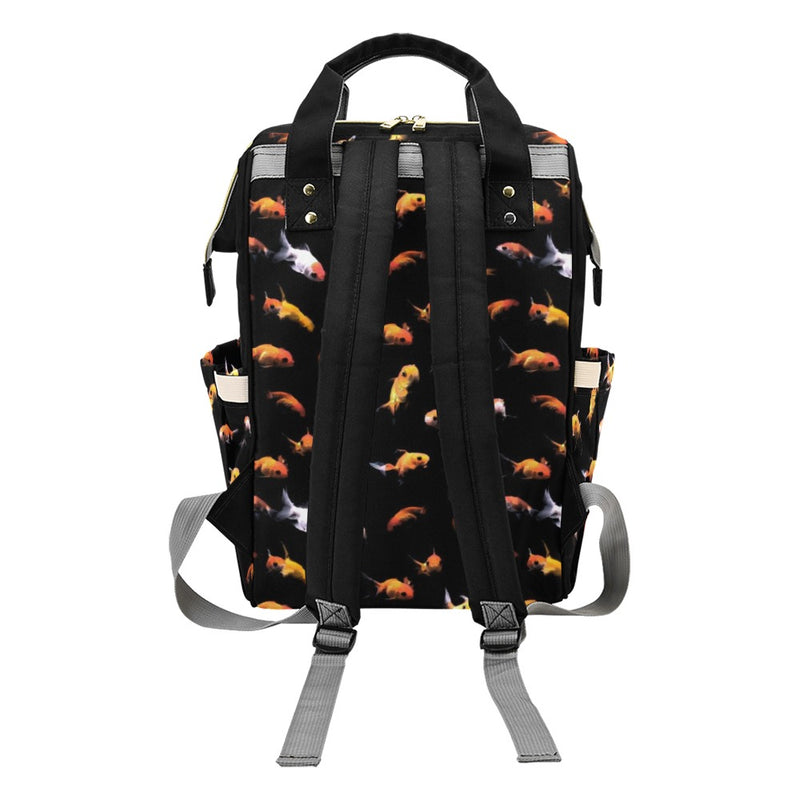 Goldfish Print Design LKS402 Diaper Bag Backpack