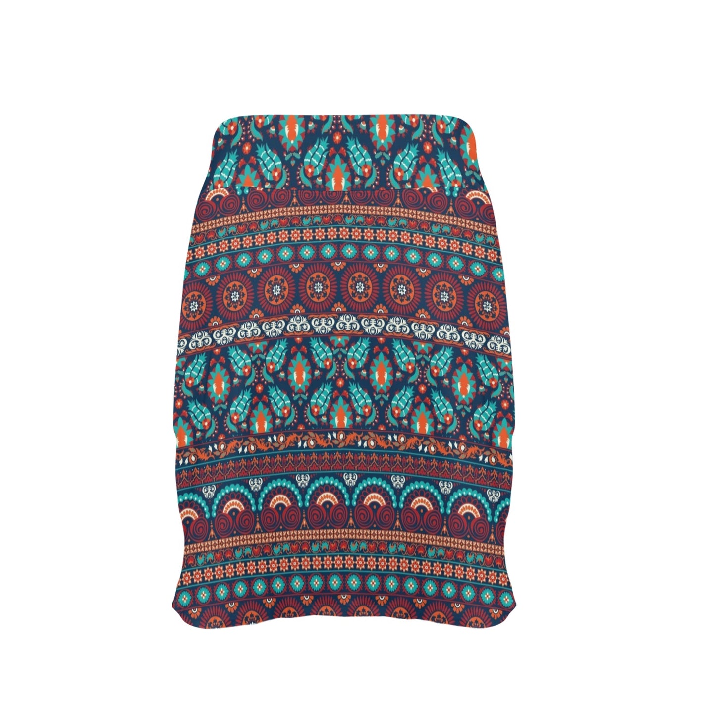 Suzani Print Design LKS302 17" Golf & Pickleball Skort with Pockets
