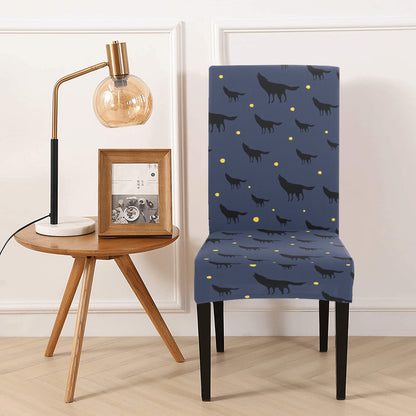 Wolf Print Design LKS301 Dining Chair Slipcover