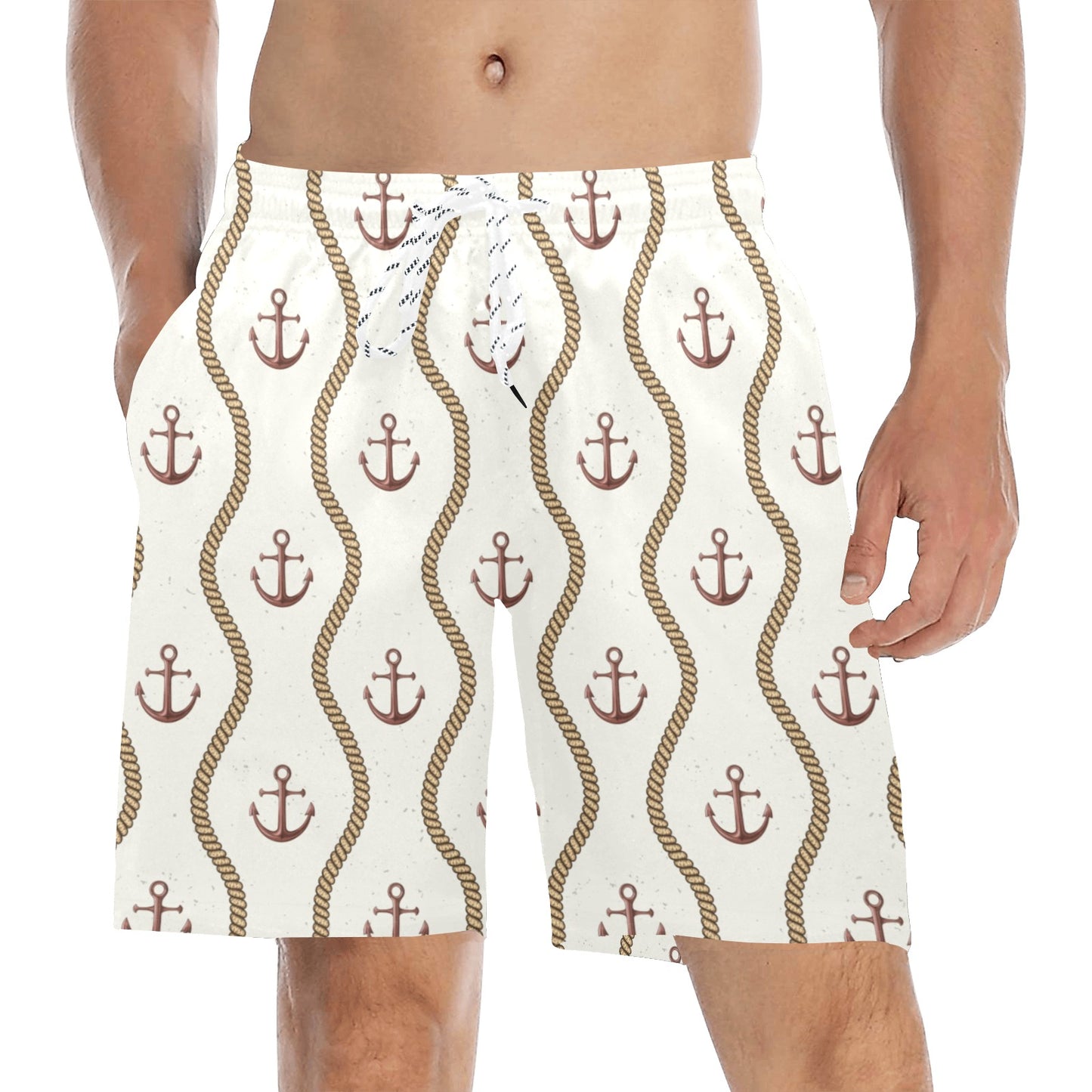 Anchor Classic Men's Swim Trunks Beach Shorts