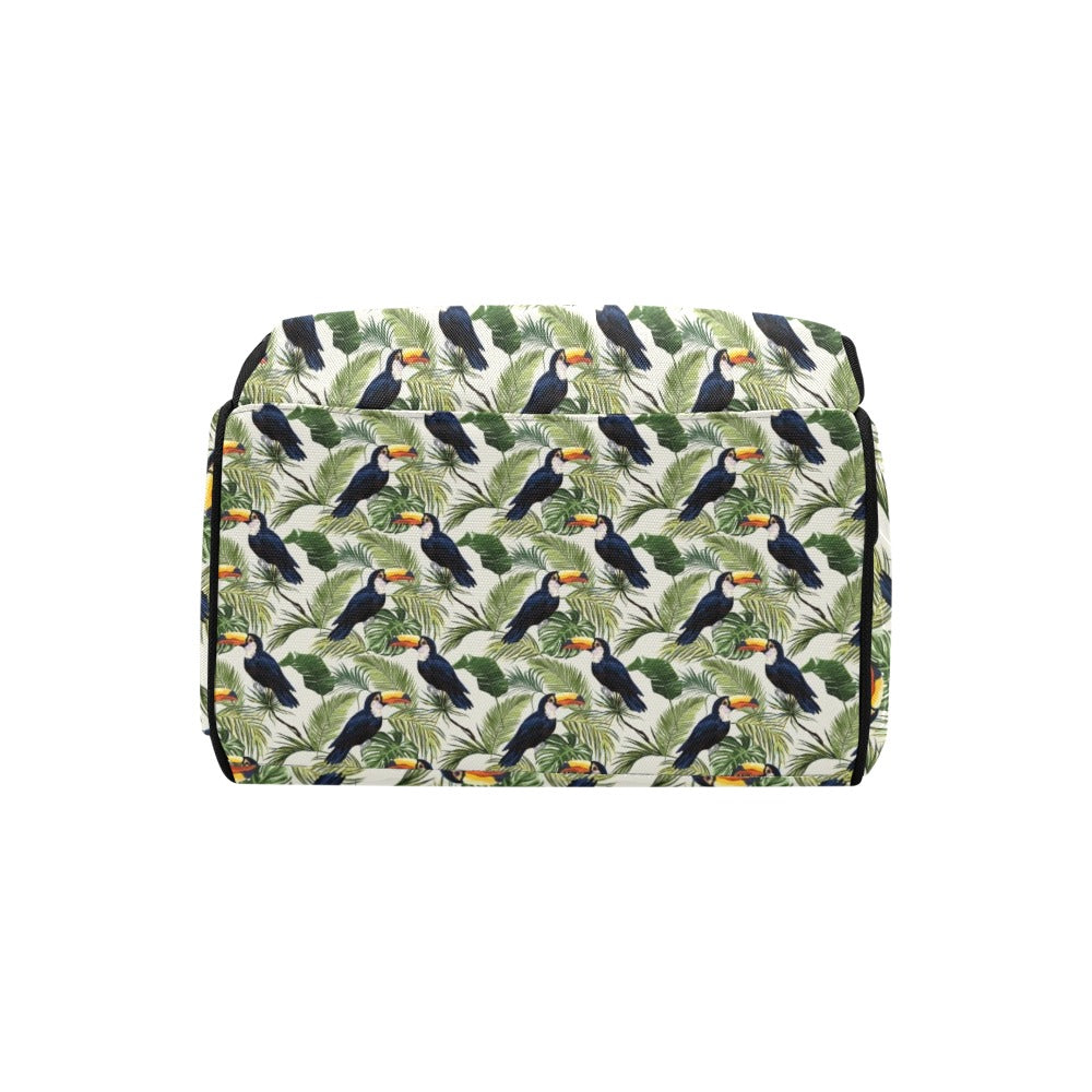 Toucan Print Design LKS308 Diaper Bag Backpack