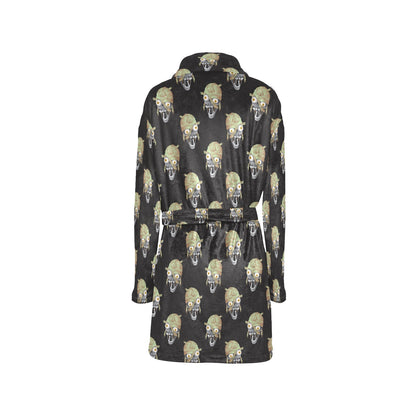 Mummy Print Design LKS304 Women's Fleece Robe