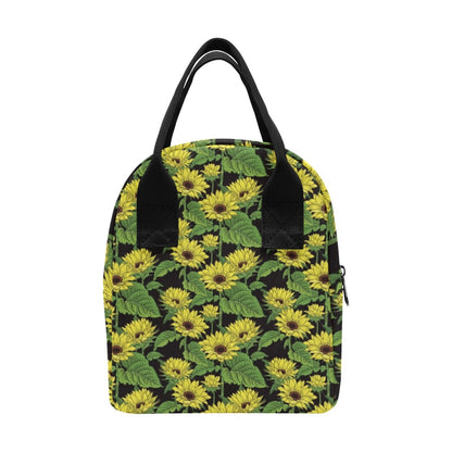 Sunflower Print Design LKS3010 Insulated Lunch Bag