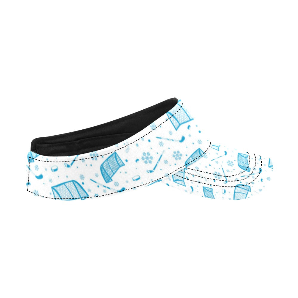 Hockey Print Design LKS303 Unisex Sun Visor