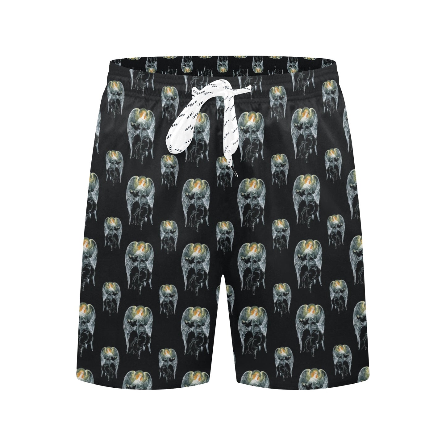 Angel with Wings Cute Design Print Men's Swim Trunks Beach Shorts