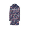 Suzani Print Design LKS305 Women's Fleece Robe