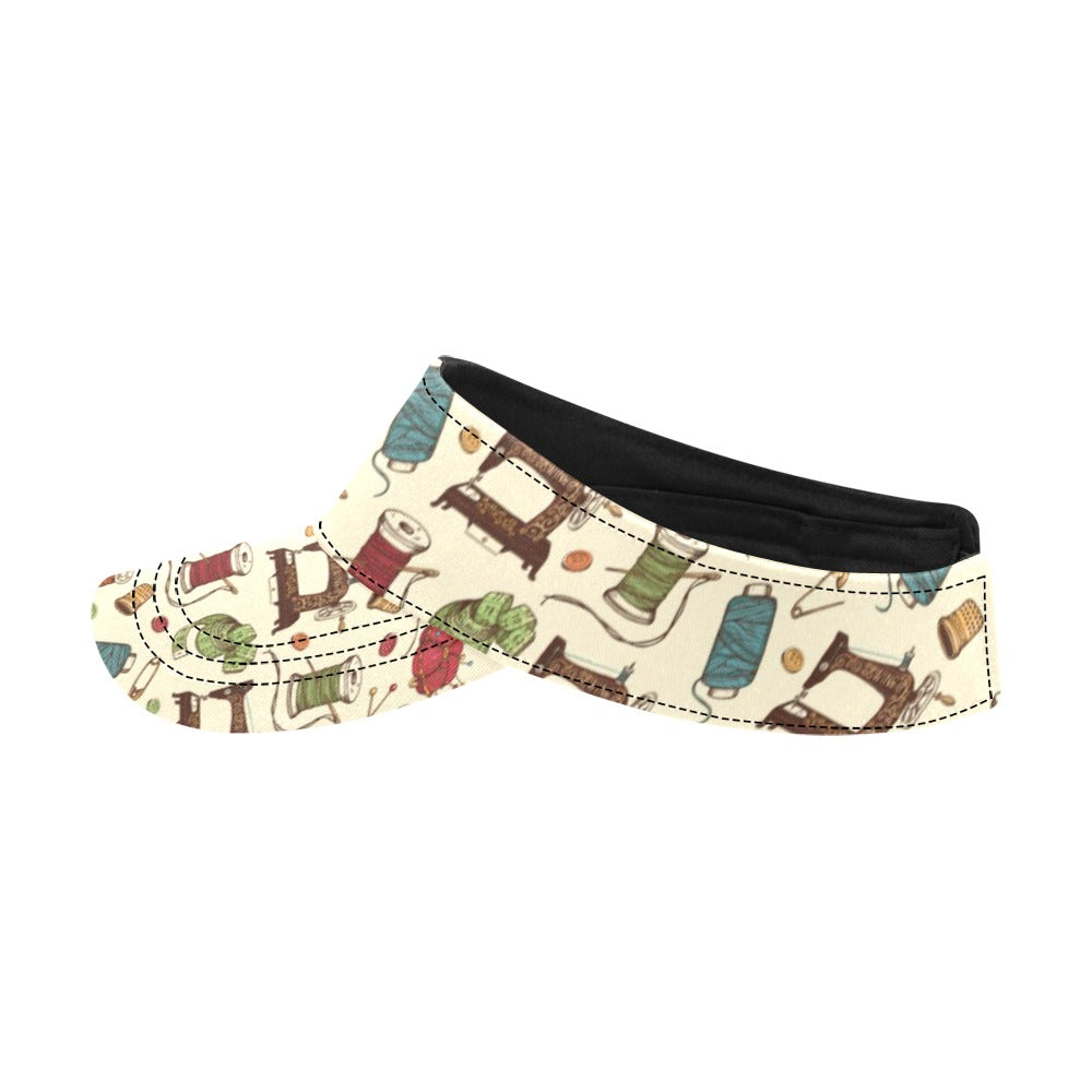 Sewing Equipment Print Design LKS303 Unisex Sun Visor