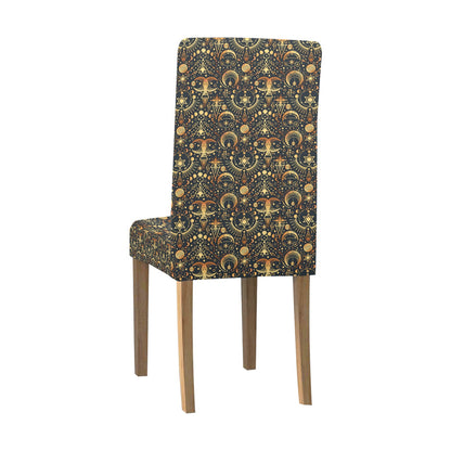 Sun Moon Print Design LKS308 Dining Chair Slipcover