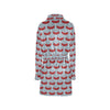 Sausage Print Design LKS301 Women's Fleece Robe