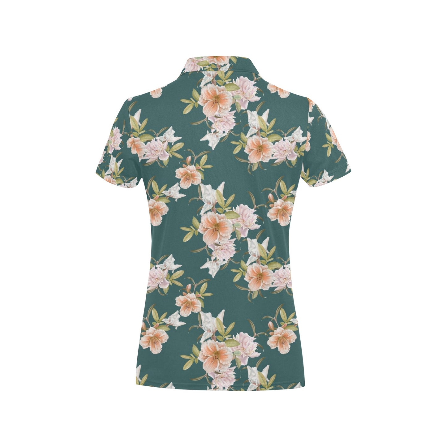 Iris Pattern Print Design IR01 Women's Polo Shirt
