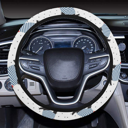 Scottish Terriers Print Design LKS3013 Steering Wheel Cover with Elastic Edge