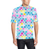 Scales Print Design LKS402 Men Polo Shirt