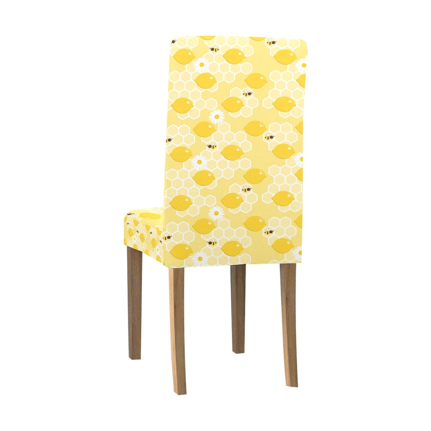 Honey Bee Honeycomb Print Design LKS3010 Dining Chair Slipcover
