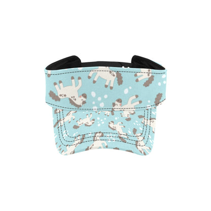 Horse Cute Print Design LKS306 Unisex Sun Visor