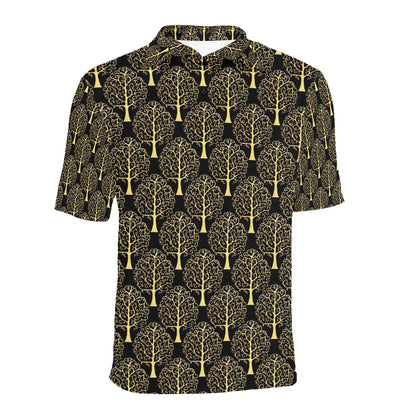 Tree Of Life Print Design LKS302 Men Polo Shirt