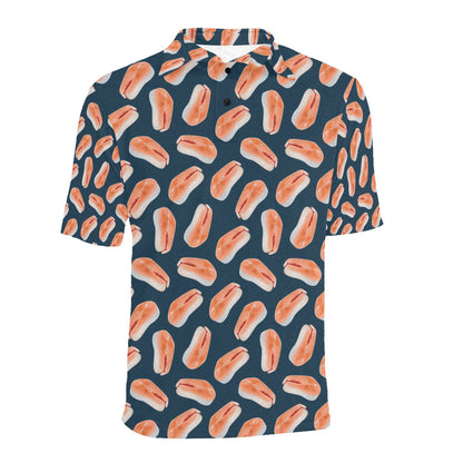 Salmon Steak Print Design LKS306 Men Polo Shirt