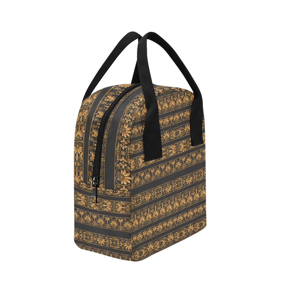 Ancient Greek Print Design LKS303 Insulated Lunch Bag