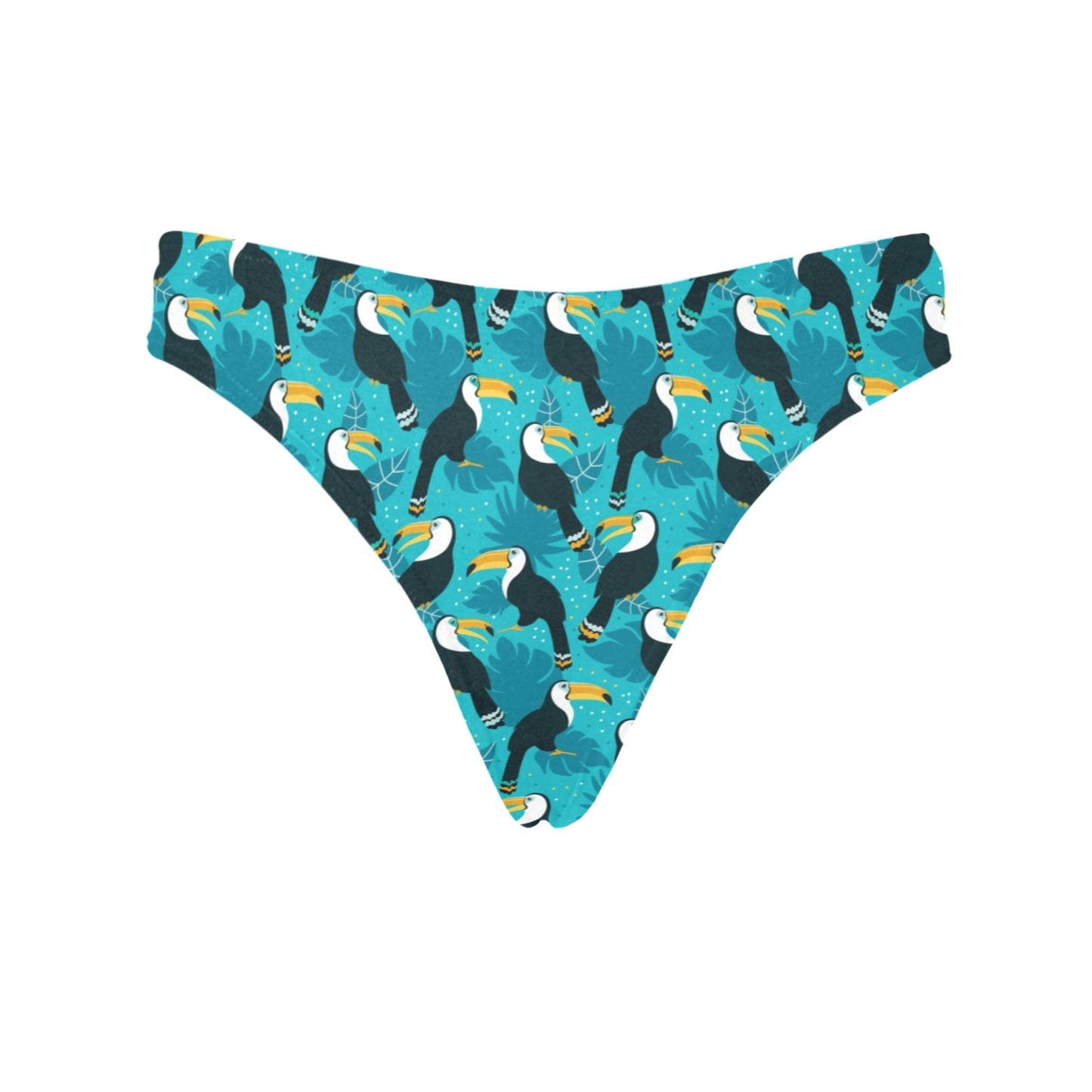 Toucan Parrot Pattern Print Women's Thongs