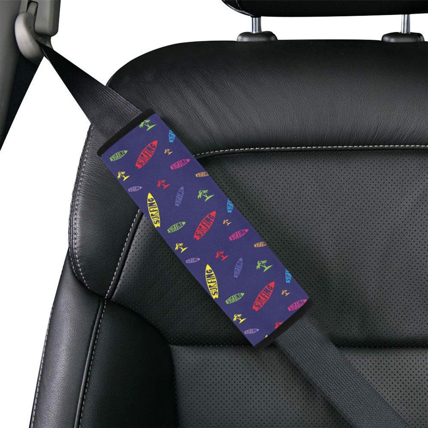 Surfboard Print Design LKS305 Car Seat Belt Cover