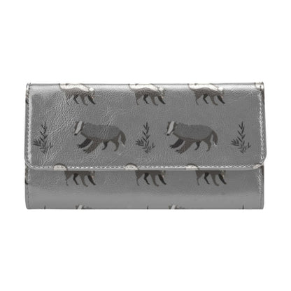 Skunk Print Design LKS301 Women's Trifold Wallet