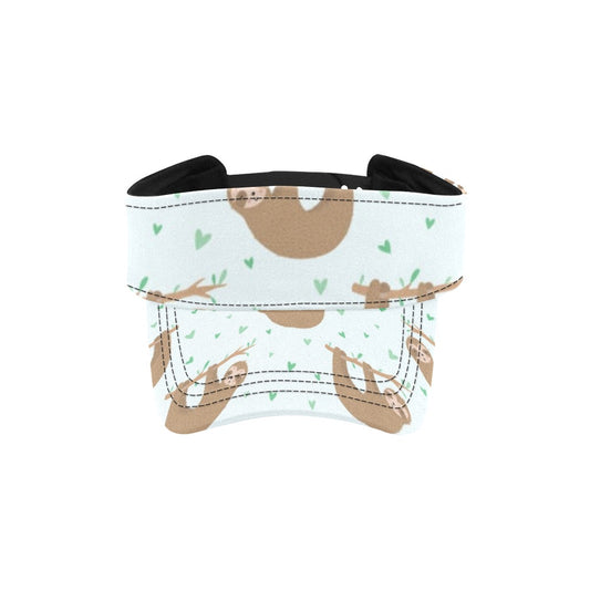 Sloth Print Design LKS308 Unisex Sun Visor