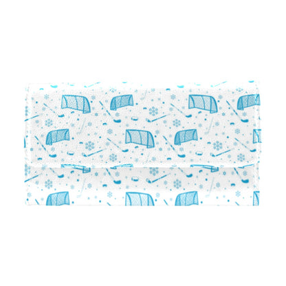 Hockey Print Design LKS303 Women's Trifold Wallet