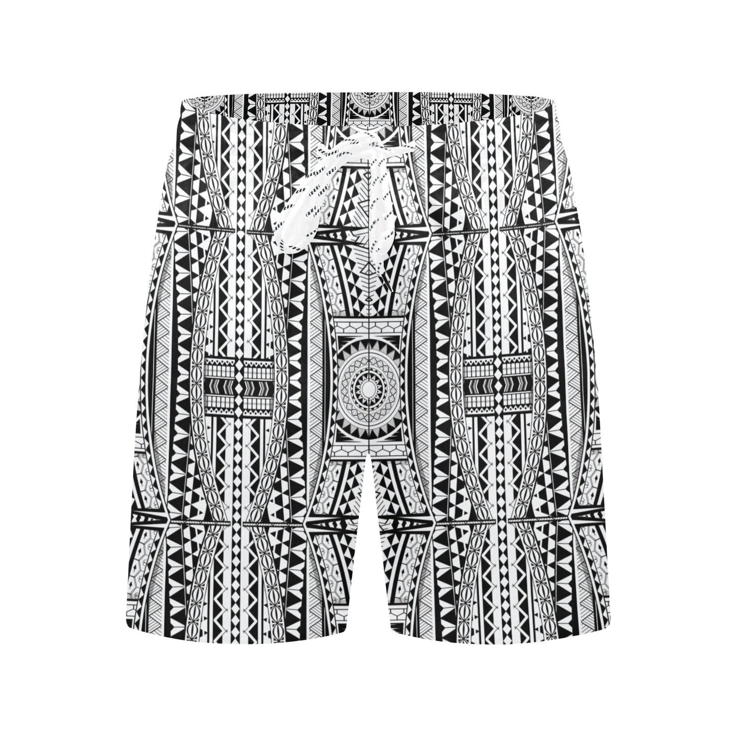 Polynesian Tattoo Design Men's Swim Trunks Beach Shorts