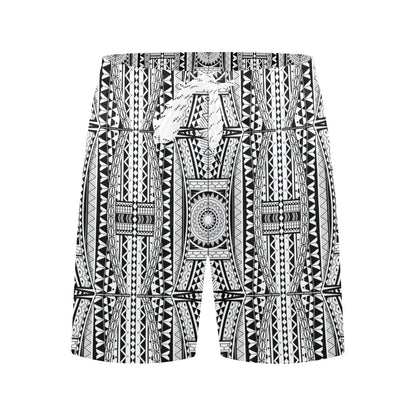 Polynesian Tattoo Design Men's Swim Trunks Beach Shorts