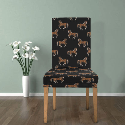 Horse Print Design LKS3010 Dining Chair Slipcover