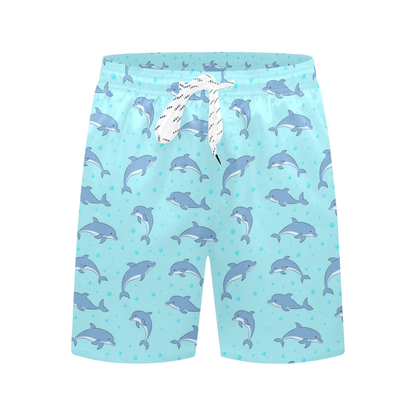 Dolphin Baby Cute Print Pattern Men's Swim Trunks Beach Shorts