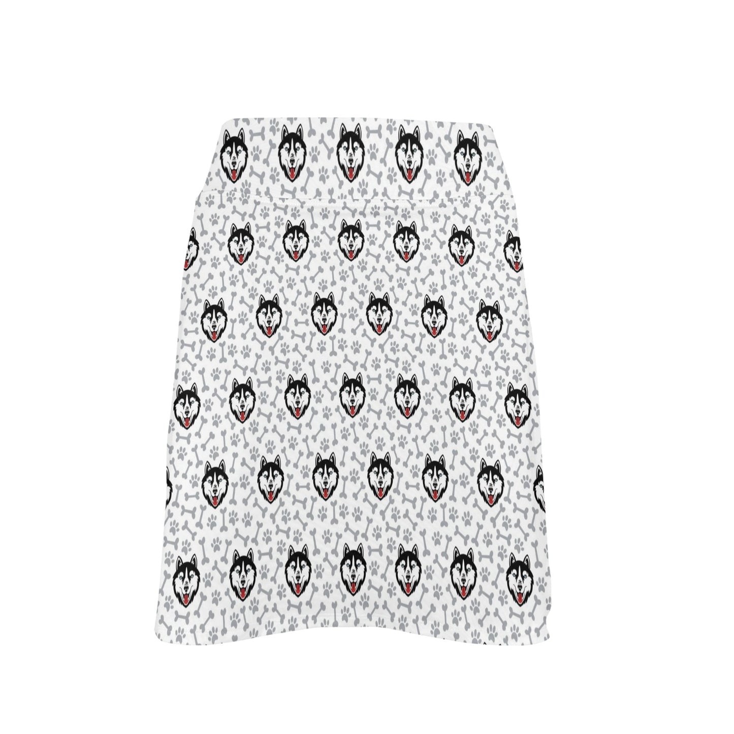 Siberian Huskies Print Design LKS305 17" Golf & Pickleball Skort with Pockets