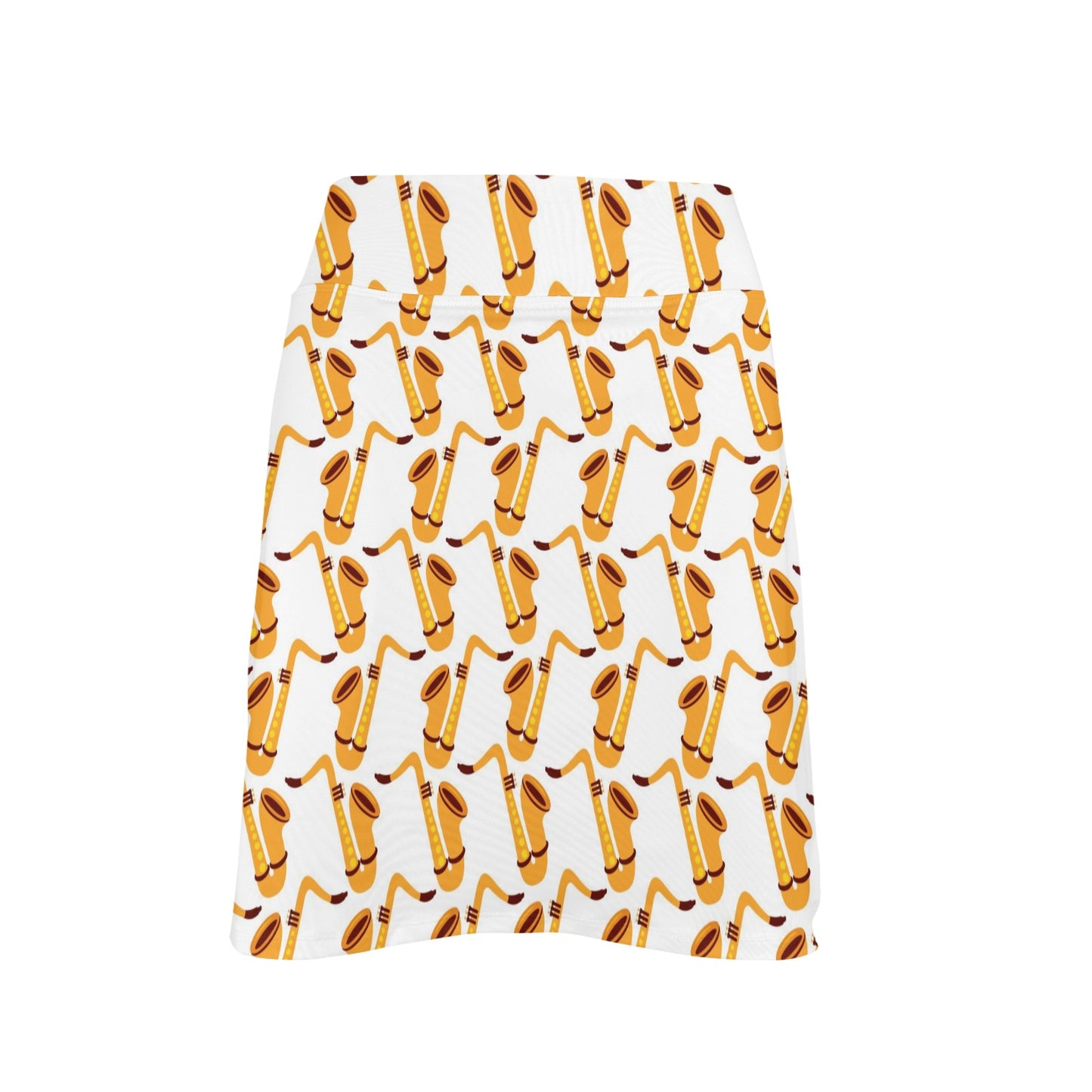 Saxophone Print Design LKS404 17" Golf & Pickleball Skort with Pockets