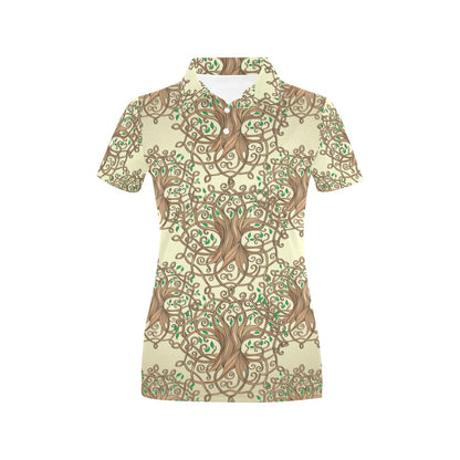 Celtic Tree of life Women's Polo Shirt