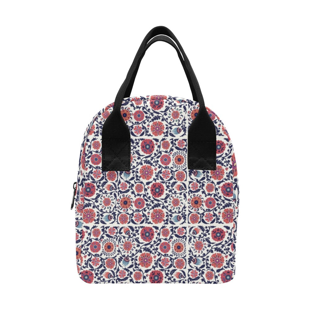 Suzani Print Design LKS304 Insulated Lunch Bag