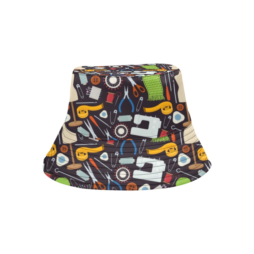 Sewing Equipment Print Design LKS308 Unisex Bucket Hat