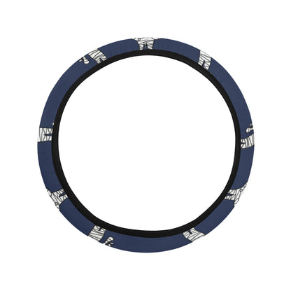 Mummy Print Design LKS306 Steering Wheel Cover with Elastic Edge